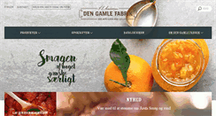 Desktop Screenshot of dengamlefabrik.dk